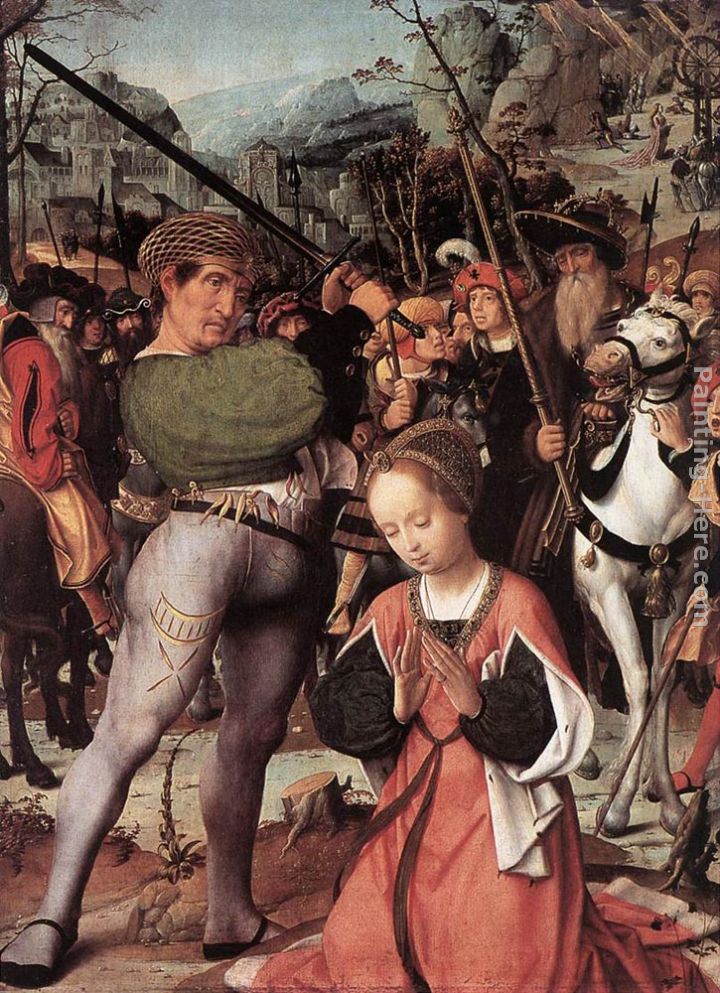 The Martyrdom of St Catherine painting - Jan Provost The Martyrdom of St Catherine art painting